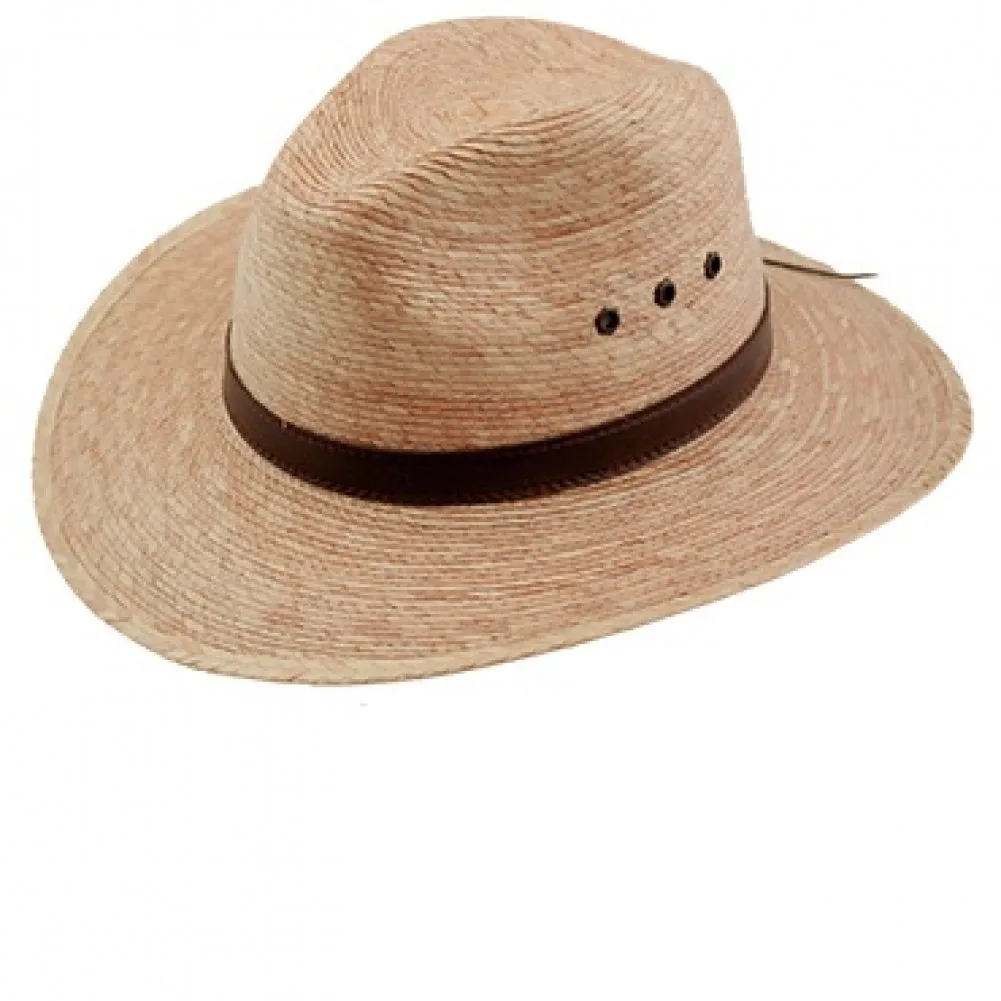 MX-710 PALM LEAF PANAMA HAT - Toast