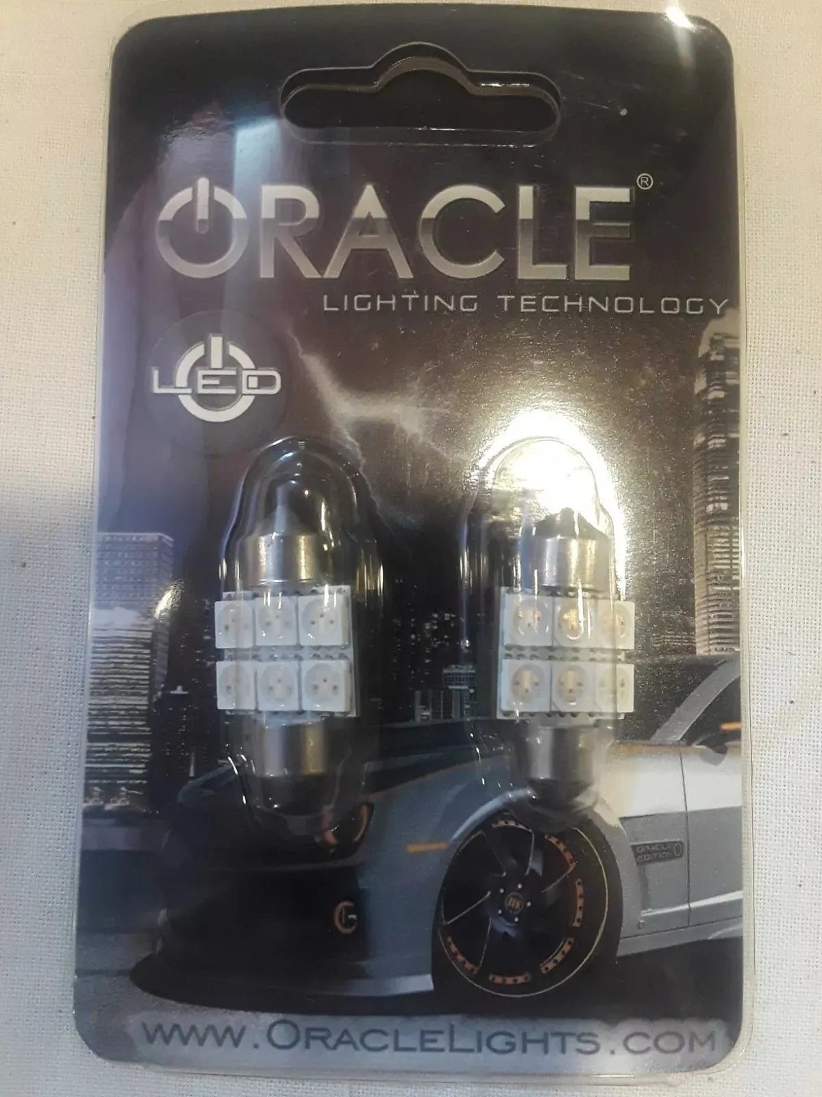 ORACLE 33mm 6 LED 3-Chip Festoon Bulbs (Pair) - RED 5203-003