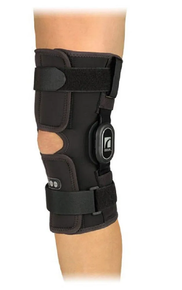 Ossur Rebound ROM Hinged Wrap Around Knee Brace 12" Wrap