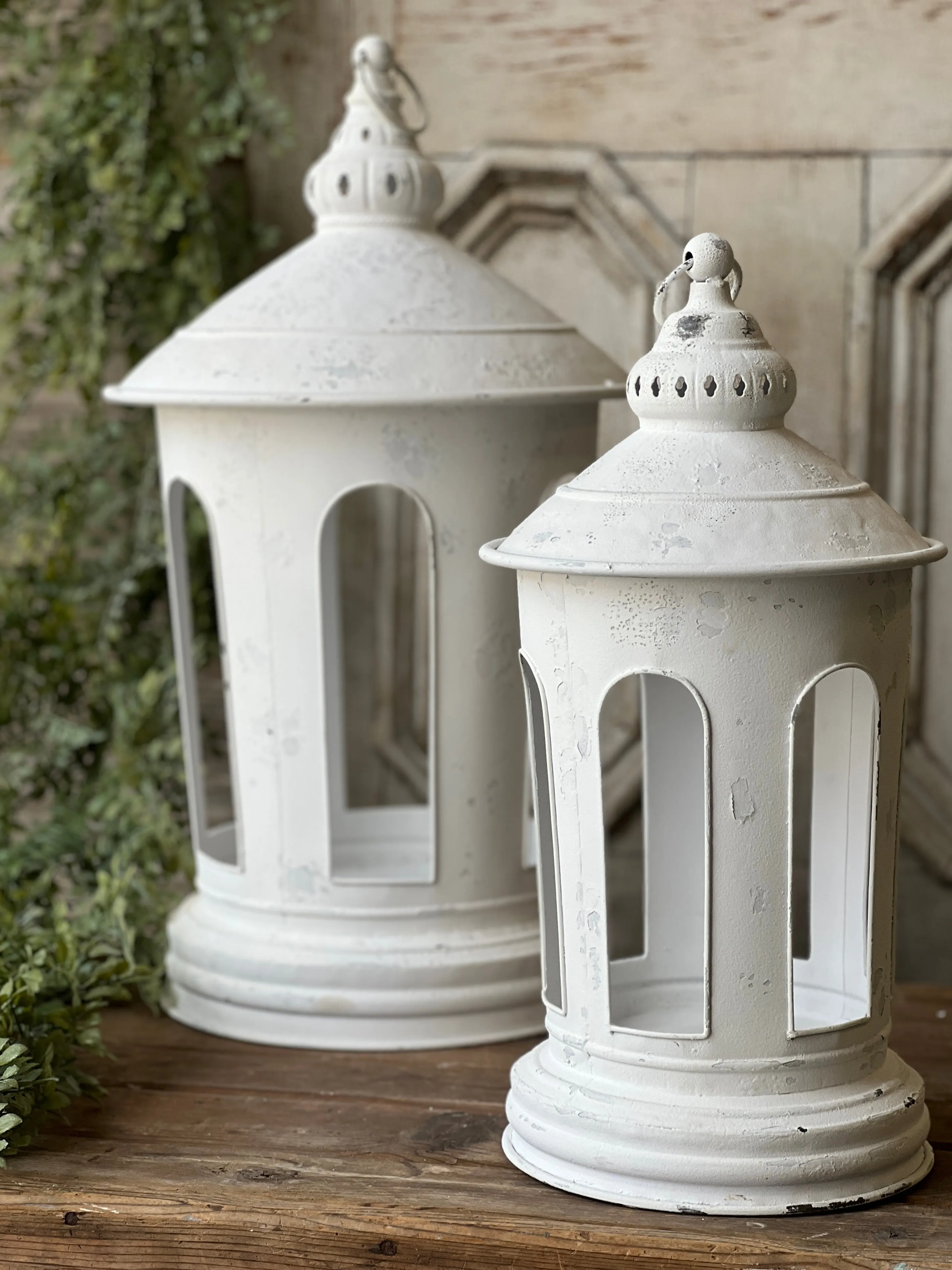 Palladian Lanterns | Set/2 | NOT CURRENTLY IN STOCK-New For Spring 2025!