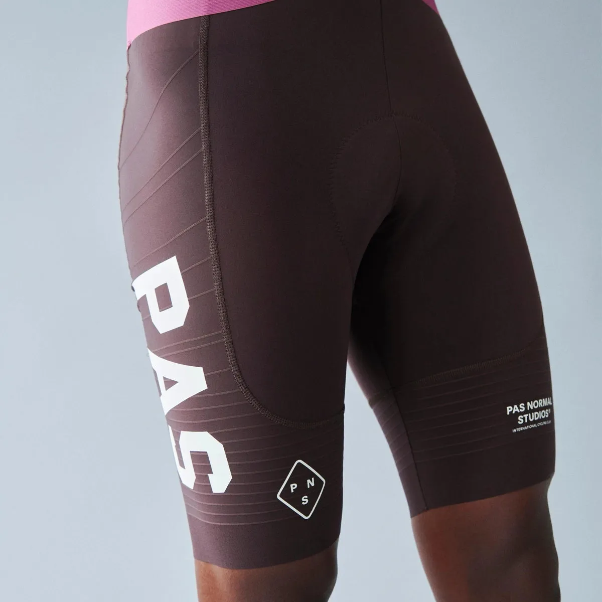 PAS NORMAL STUDIOS PAS Mechanism Pro Bib Shorts SS24 - Dark Red