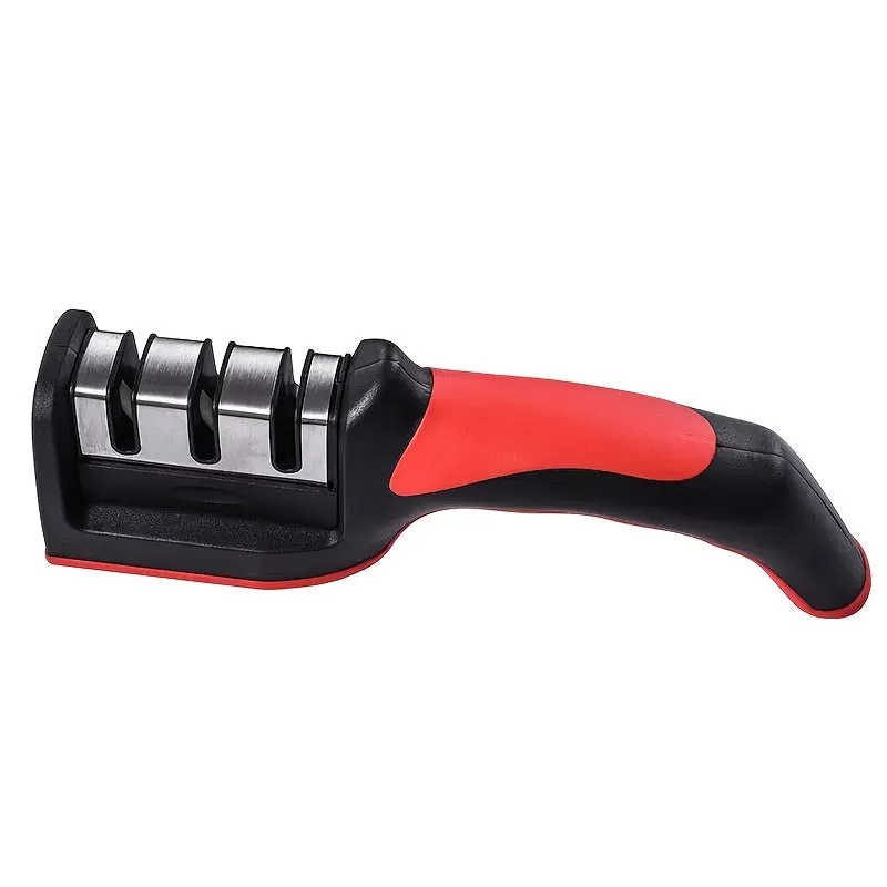 Portable Multifunctional Knife Sharpener with Ergonomic Grip for Easy Sharpening