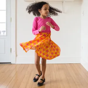 "BeetleBrite" Bugs Twirly Play Dress with Pockets and Long Sleeves