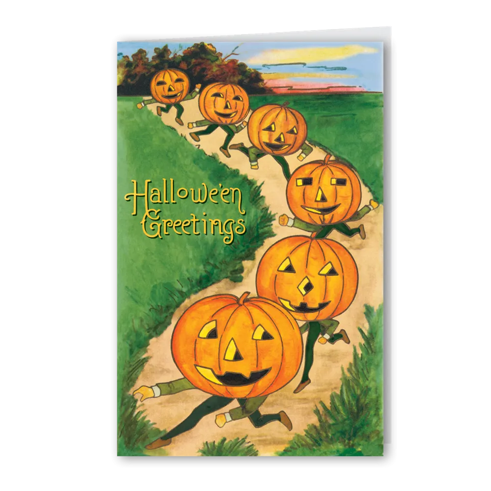 "Jack O'lantern Parade " Greeting Card