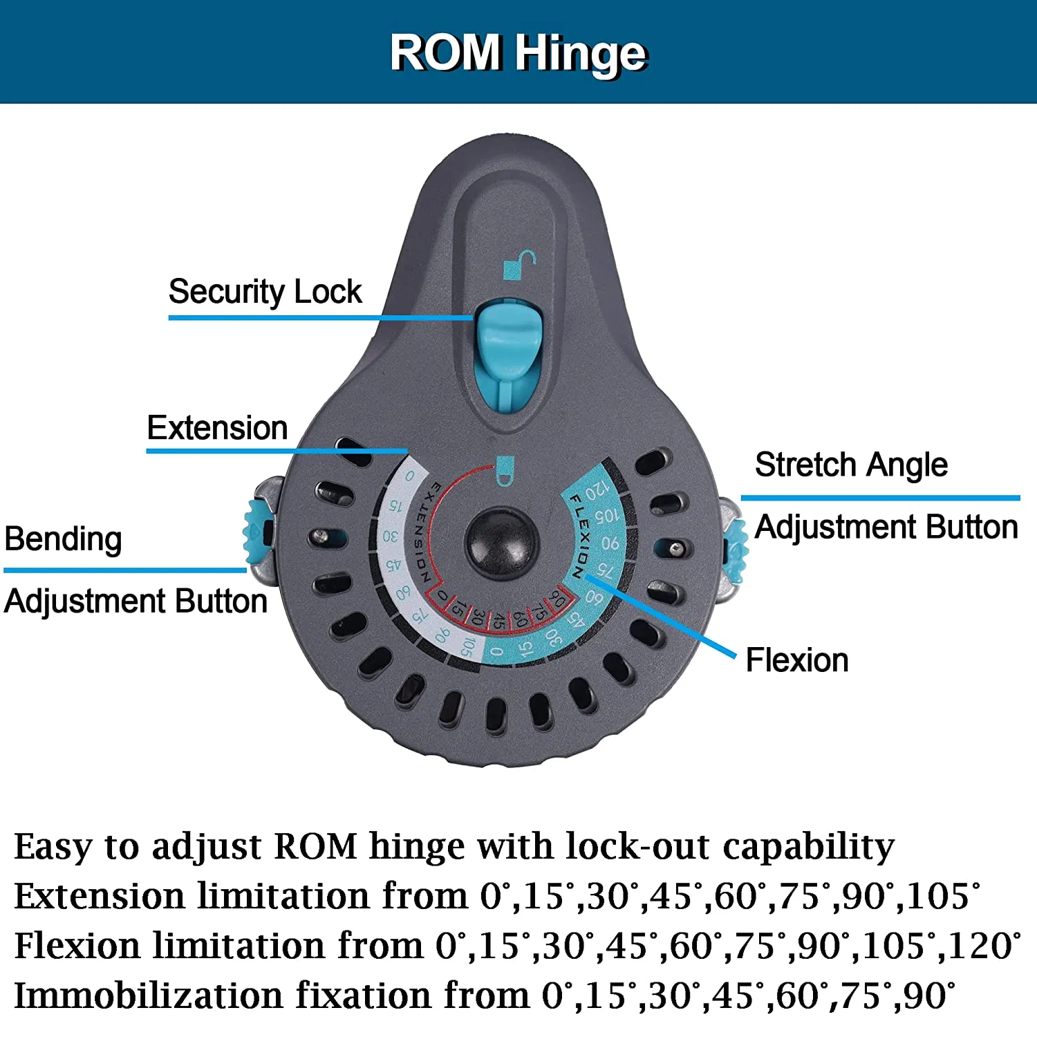 ROM Post OP Hinged Knee Brace