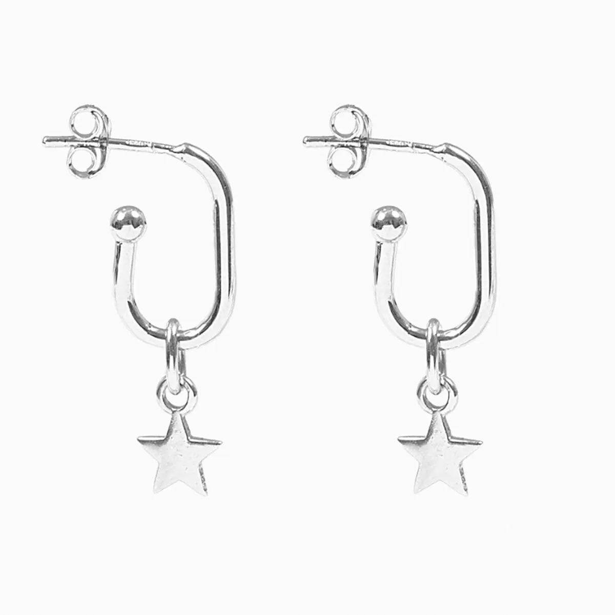 Roma Star Earrings (Silver)