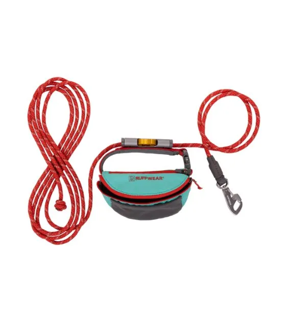 Ruffwear Hitch Hiker™ Adjustable & Multi-Use Dog Leash (Aurora Teal)