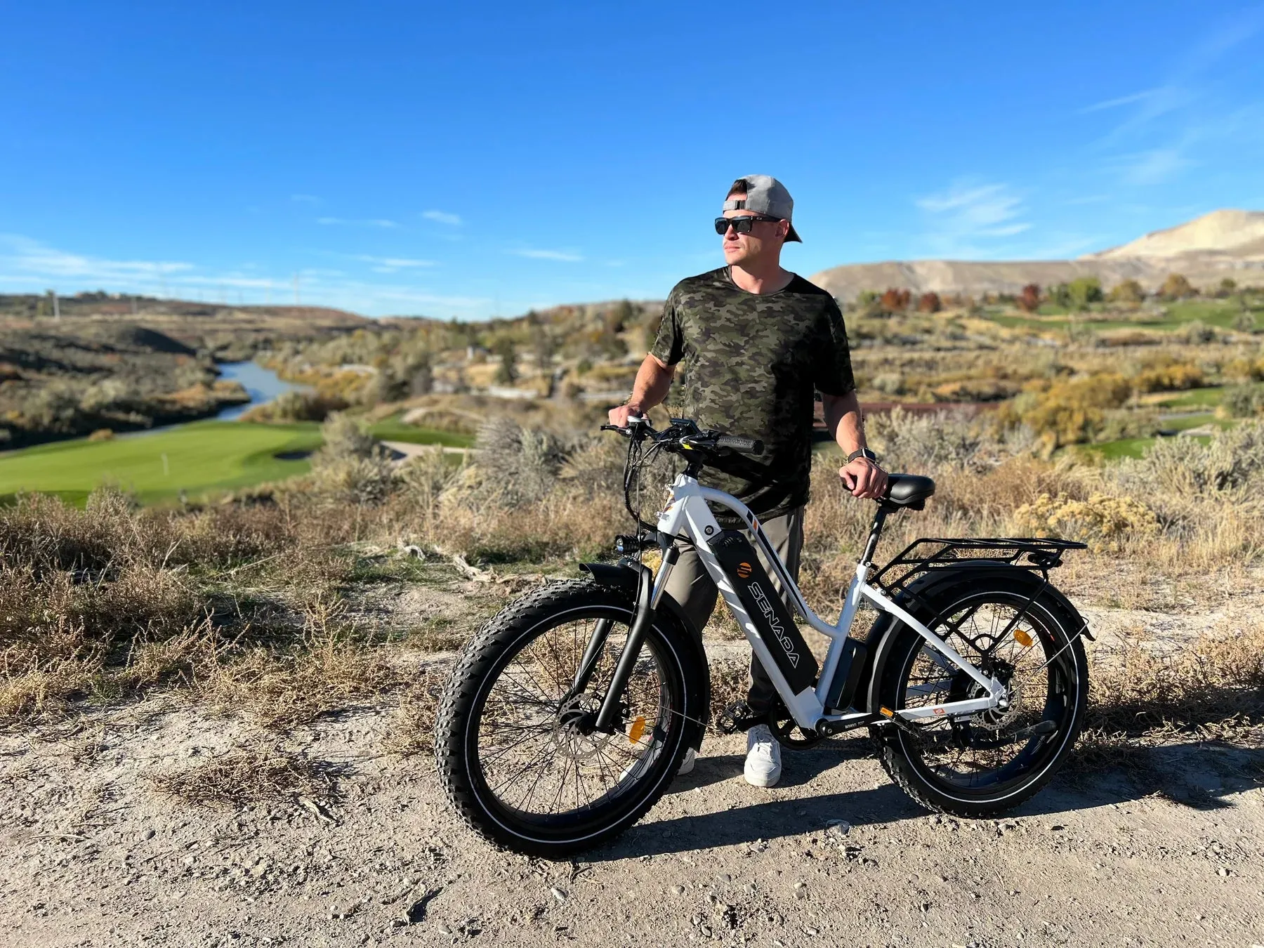 Senada HERALD 1000W 48V 21AH 26" Step Thru All Terrain Fat Tire Electric Bike