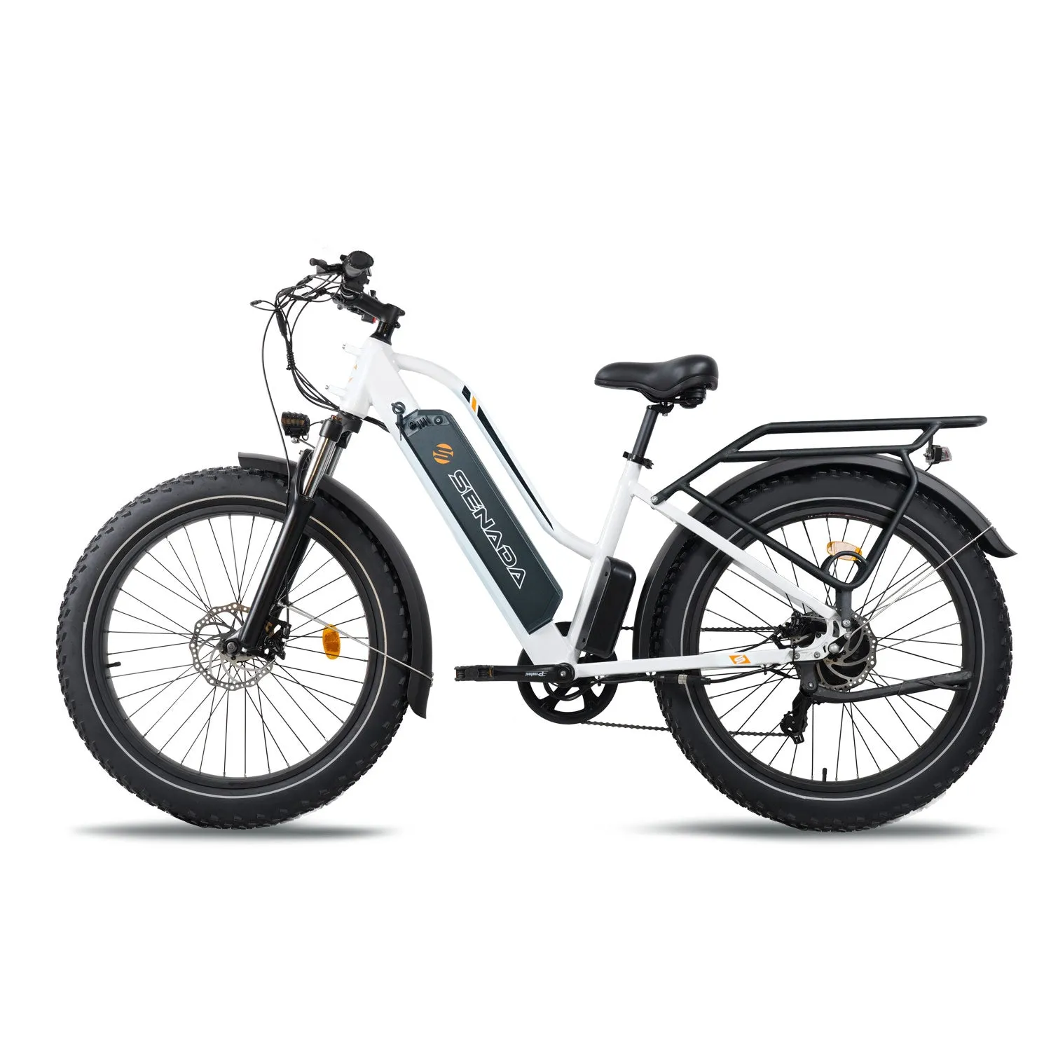 Senada HERALD 1000W 48V 21AH 26" Step Thru All Terrain Fat Tire Electric Bike