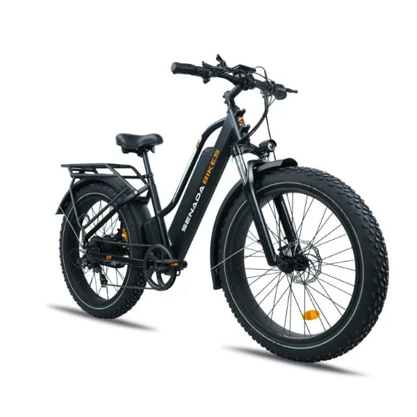 Senada HERALD 1000W 48V 21AH 26" Step Thru All Terrain Fat Tire Electric Bike