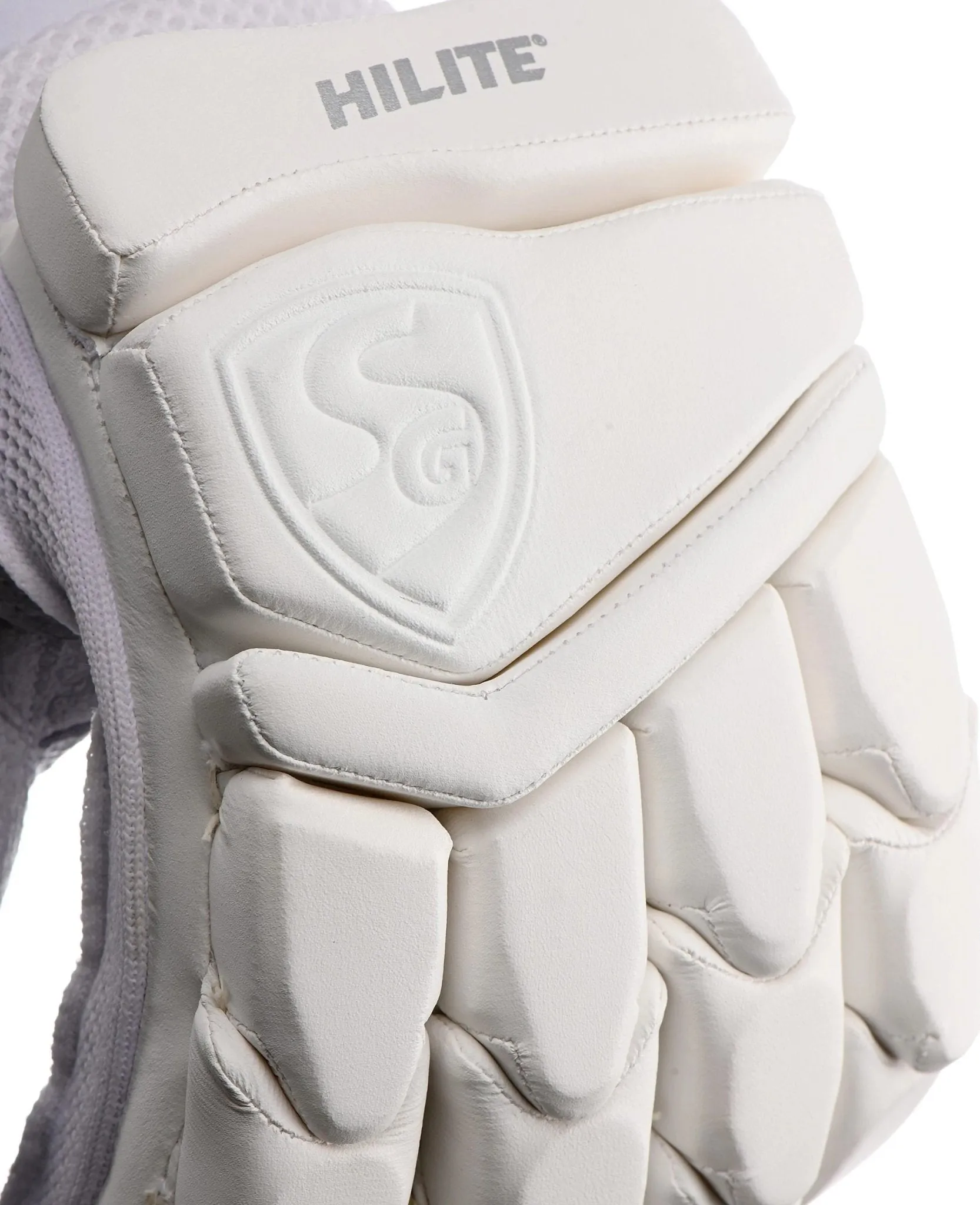 SG Hilite White Batting Gloves