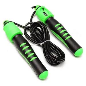 Skipping Rope With Counter EM-9312-Green Nylon rope assembly and very easy to use