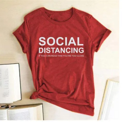 Social Distancing  Women T Shirts