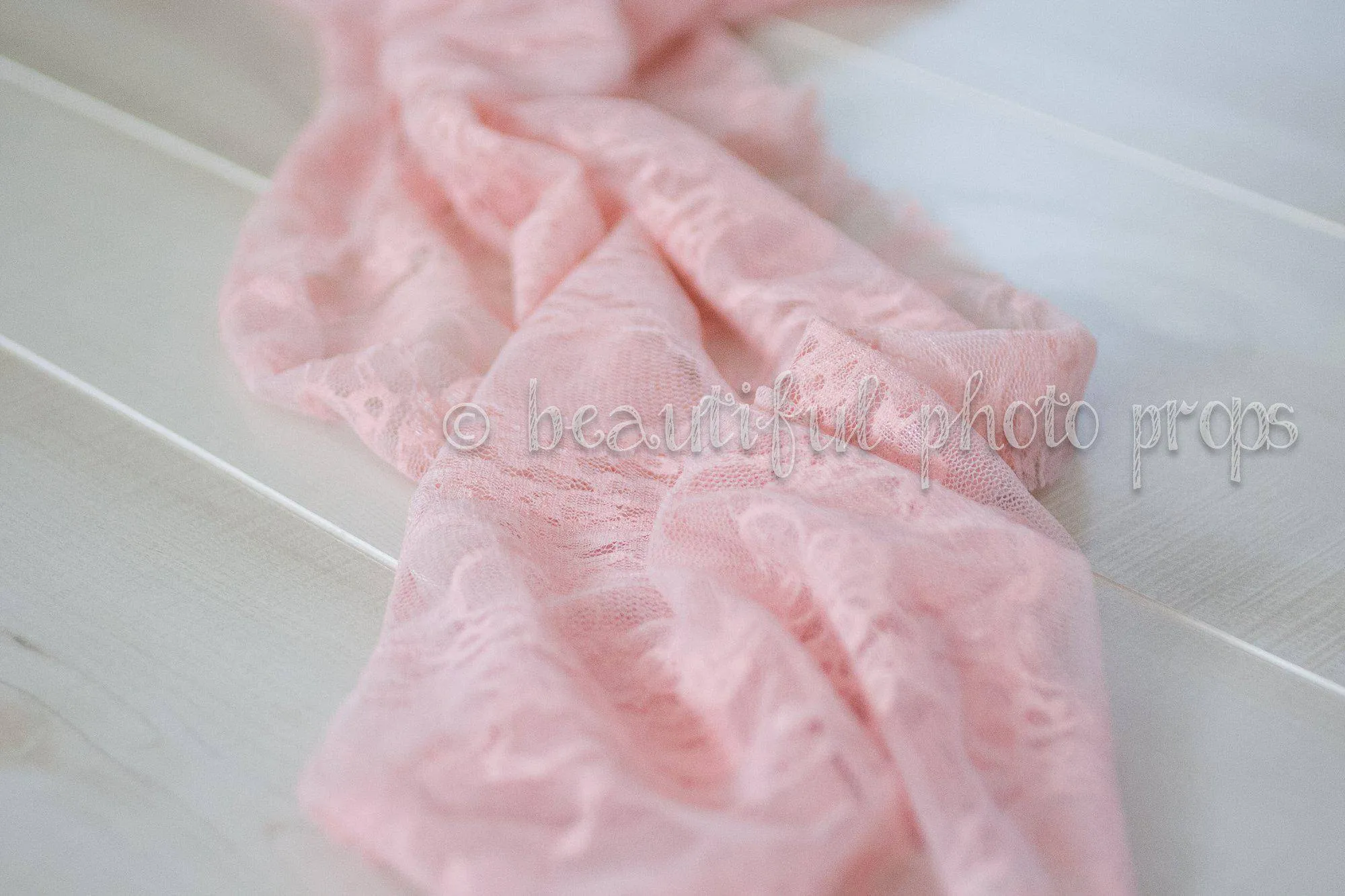 Stretch Lace Wrap Pink Tones   Baby