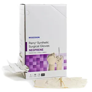 Surgical Gloves, Perry Synthetic Neoprene Powder-Free Sterile Surgical Gloves, Sterile