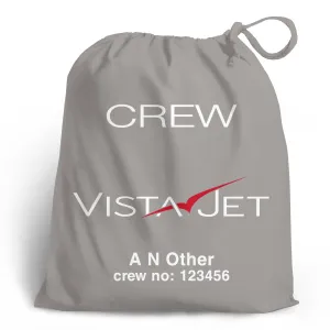 VistaJet Logo Personalised Shoe Bag