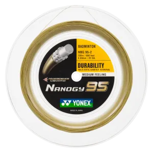 Yonex Nanogy 95 Badminton String Reel -- 200m